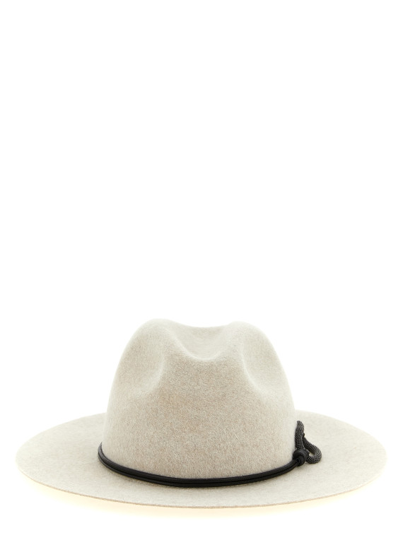 Головной убор BRUNELLO CUCINELLI 'Fedora' (MCAP90233CMADR) #1