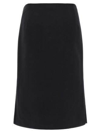 Юбка миди FENDI Skirt with slits (FQ7764B1UJF0QA1) #