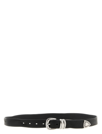 Ремень ZERBINI CLAUDIO Aged leather belt