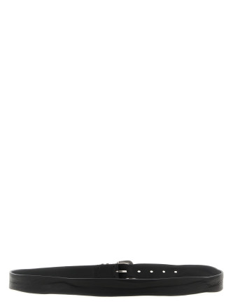 Ремень ZERBINI CLAUDIO Aged leather belt (265630TRITTICONERO) #