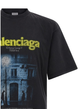 Футболка BALENCIAGA 'The Address' (764235TUVO61041) #