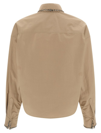 Рубашка FABIANA FILIPPI Cropped shirt (CAD216F313M2680165) #