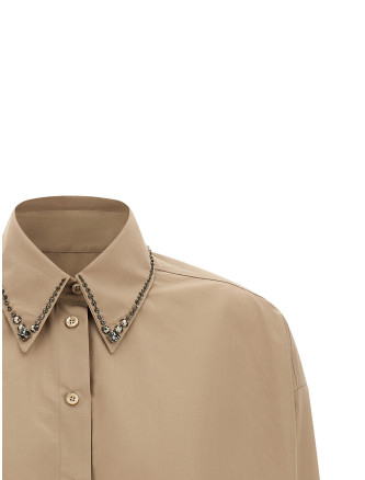 Рубашка FABIANA FILIPPI Cropped shirt (CAD216F313M2680165) #