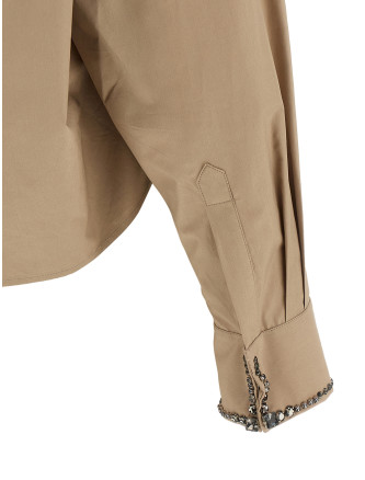 Рубашка FABIANA FILIPPI Cropped shirt (CAD216F313M2680165) #
