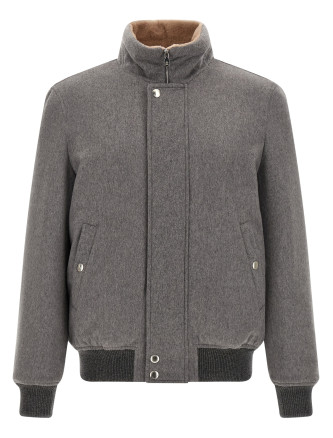 Куртка BRUNELLO CUCINELLI Cashmere and vicuna jacket