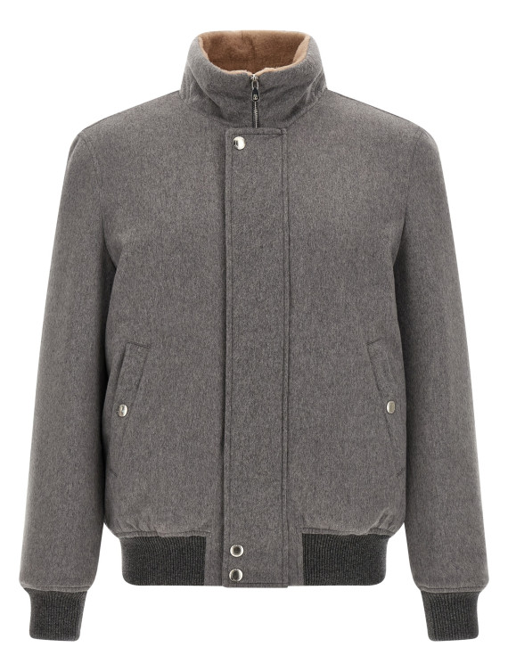 Куртка BRUNELLO CUCINELLI Cashmere and vicuna jacket (MQ4566028CID86) #1