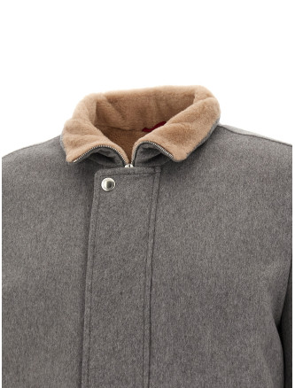 Куртка BRUNELLO CUCINELLI Cashmere and vicuna jacket (MQ4566028CID86) #