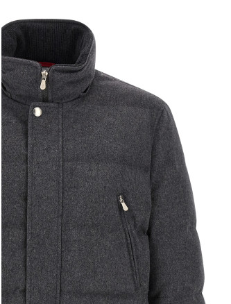 Парка BRUNELLO CUCINELLI Membrane wool flannel parka (MM4701823CLL69) #