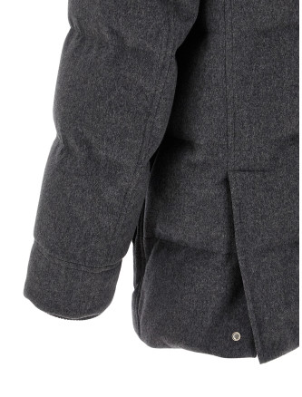 Парка BRUNELLO CUCINELLI Membrane wool flannel parka (MM4701823CLL69) #