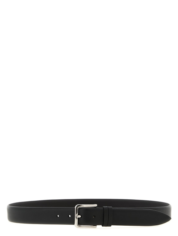 Ремень ZERBINI CLAUDIO Smooth leather belt (611835VITELLONERO) #1