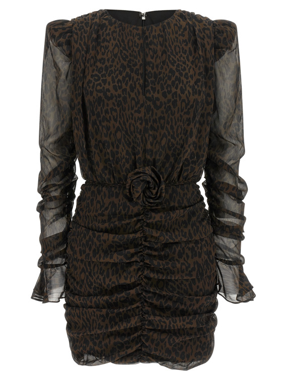 Мини-платье ROTATE BIRGER CHRISTENSEN Animal dress (11662630883088) #1