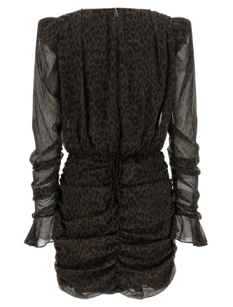 Мини-платье ROTATE BIRGER CHRISTENSEN Animal dress (11662630883088) #