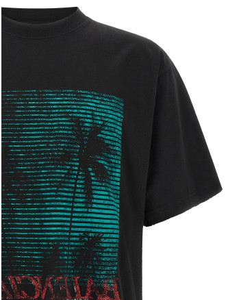 Футболка BALENCIAGA Vintage-effect T-shirt (A001VVTUVO81000) #