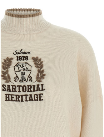 Свитер BRUNELLO CUCINELLI Heraldic embroidery sweater (M12722204CDW71) #