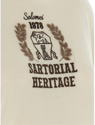 Свитер BRUNELLO CUCINELLI Heraldic embroidery sweater (M12722204CDW71) #