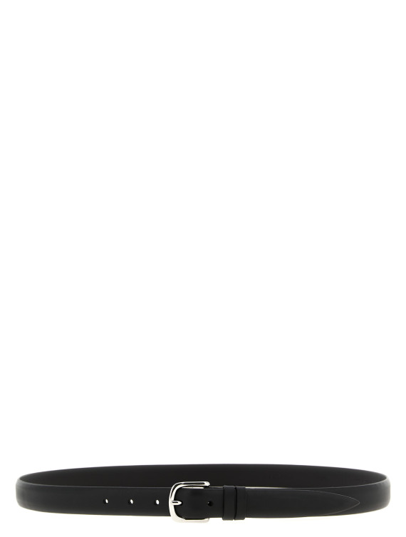 Ремень ZERBINI CLAUDIO Leather belt (611825VITELLONERO) #1