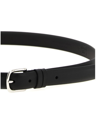 Ремень ZERBINI CLAUDIO Leather belt (611825VITELLONERO) #