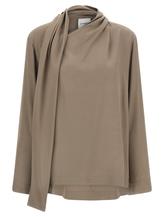 Блузка NUDE Draped panel blouse (1103W2625040) #1