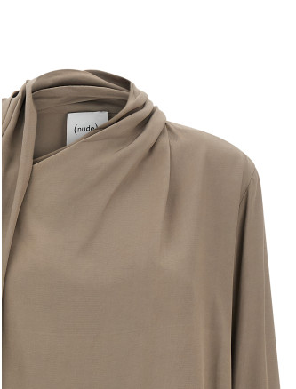 Блузка NUDE Draped panel blouse (1103W2625040) #