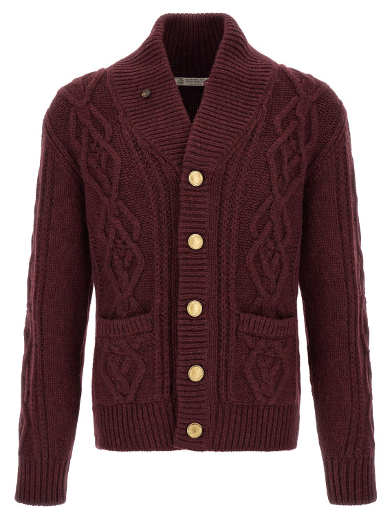Кардиган BRUNELLO CUCINELLI Cardigan cashmere Piuma (MA2301006C9763) #1