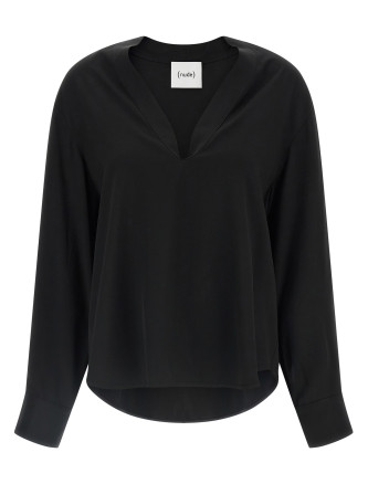 Блузка NUDE V-neck blouse