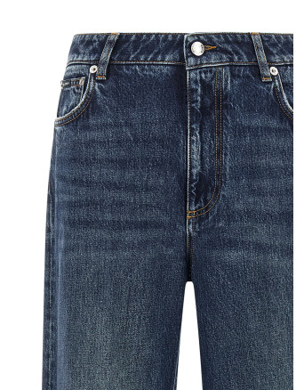 Джинсы DOLCE & GABBANA Logo plaque jeans (FTC79DG8PT3S9001) #