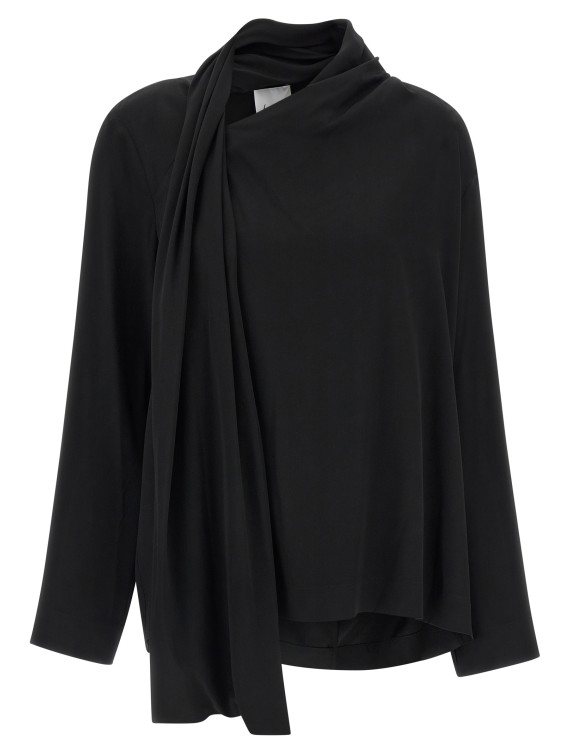Draped panel blouse (1103W2625009) #1
