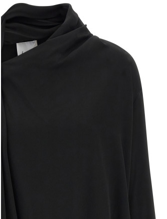 Draped panel blouse (1103W2625009) #