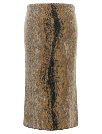 Юбка миди NUDE Wool and alpaca skirt (1101W26120104) #
