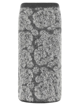 Юбка миди NUDE Jacquard knit skirt