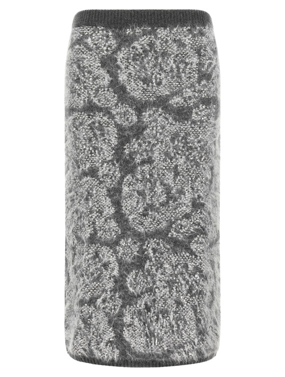 Юбка миди NUDE Jacquard knit skirt (1101W2616159) #1