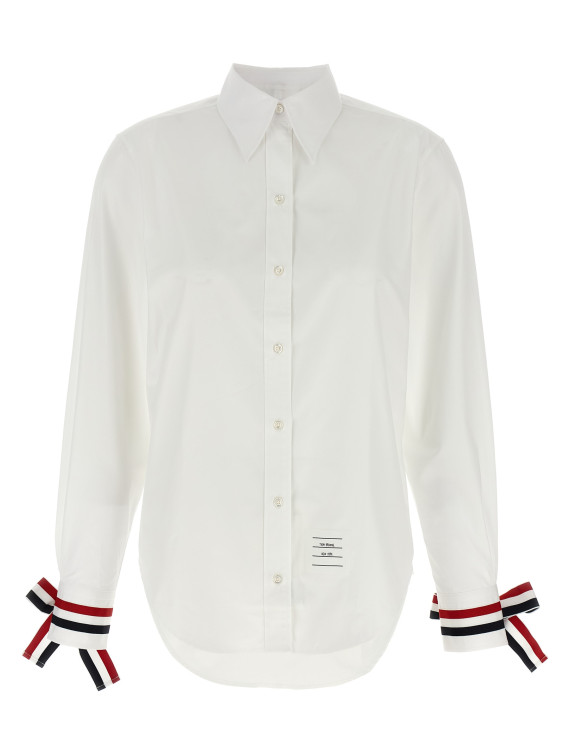 Рубашка THOM BROWNE RWB tape cuffs shirt (FLL156A03113100) #1