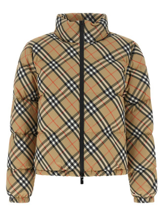 'Ambleside Check' down jacket