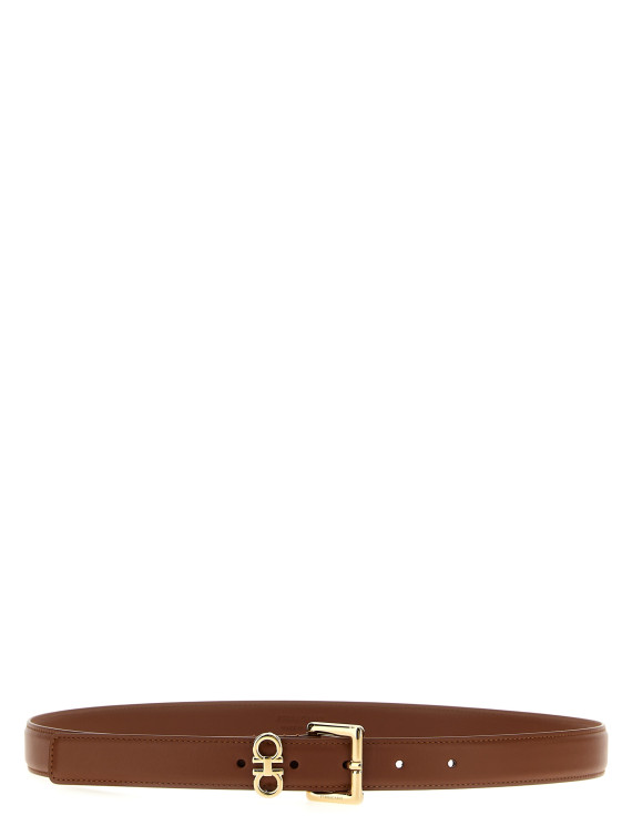 Ремень FERRAGAMO 'Gancini' (780417NEWCOGNAC) #1