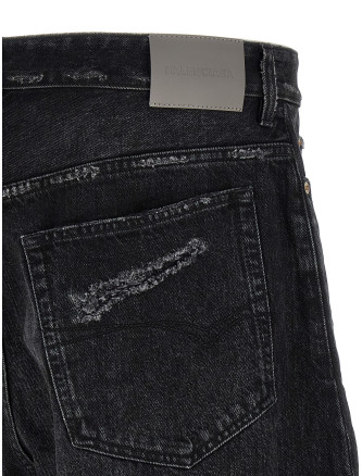 Джинсы BALENCIAGA 'Incurvati' (A001TUTUW541000) #