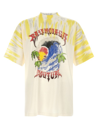 Футболка BALENCIAGA 'Extreme Tie Dye'