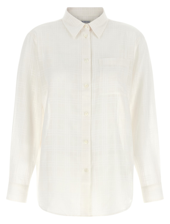 Рубашка BURBERRY 'Emma' (8128113CHALKWHITEIPCHECK) #1