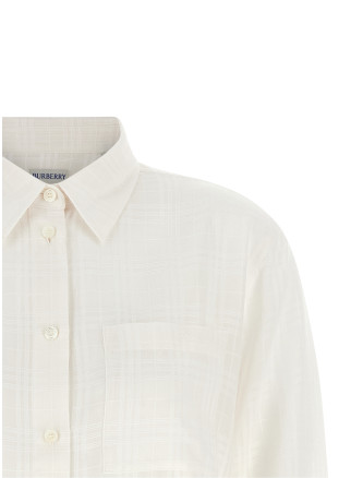 Рубашка BURBERRY 'Emma' (8128113CHALKWHITEIPCHECK) #