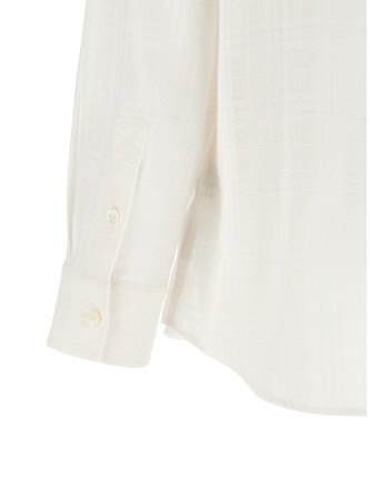Рубашка BURBERRY 'Emma' (8128113CHALKWHITEIPCHECK) #