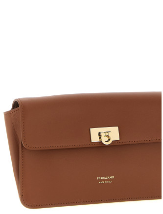 Клатч FERRAGAMO 'Harley' (795688NEWCOGNAC) #