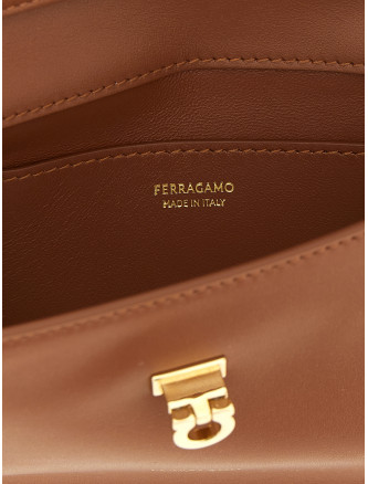 Клатч FERRAGAMO 'Harley' (795688NEWCOGNAC) #