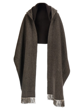 Шарф BRUNELLO CUCINELLI Scarf with reversible hood