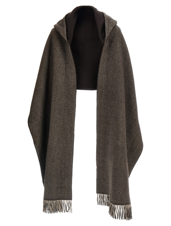 Шарф BRUNELLO CUCINELLI Scarf with reversible hood (MSCDAGW86CX945) #1