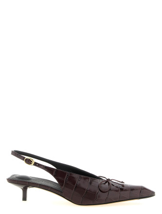 Каблуки средней высоты JACQUEMUS 'Les Slingbacks Cubisto B'