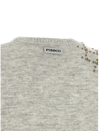 Свитер PINKO Rhinestone sweater (107273A3GHI42) #