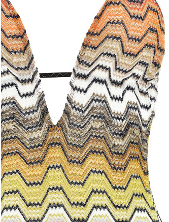 Купальник MISSONI Greek pattern one-piece swimsuit (MC24SP00BR015DS91SC) #