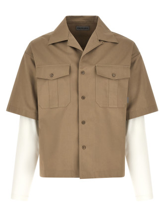 Рубашка BALENCIAGA Double-layer shirt