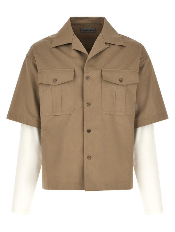 Рубашка BALENCIAGA Double-layer shirt (A001ZTTSP139509) #1
