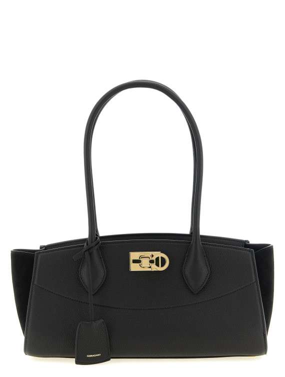 Сумка FERRAGAMO 'Studio Soft East West (M)' (795213NERO) #1