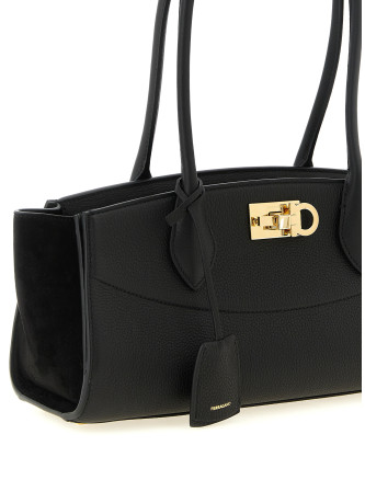 Сумка FERRAGAMO 'Studio Soft East West (M)' (795213NERO) #